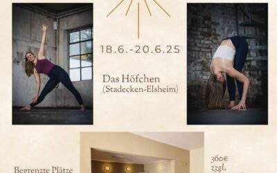 Mittsommer-Yoga-Retreat  18. – 20. Juni 2025