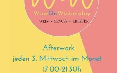 WoW – Wine on Wednesday am 19. August 2026